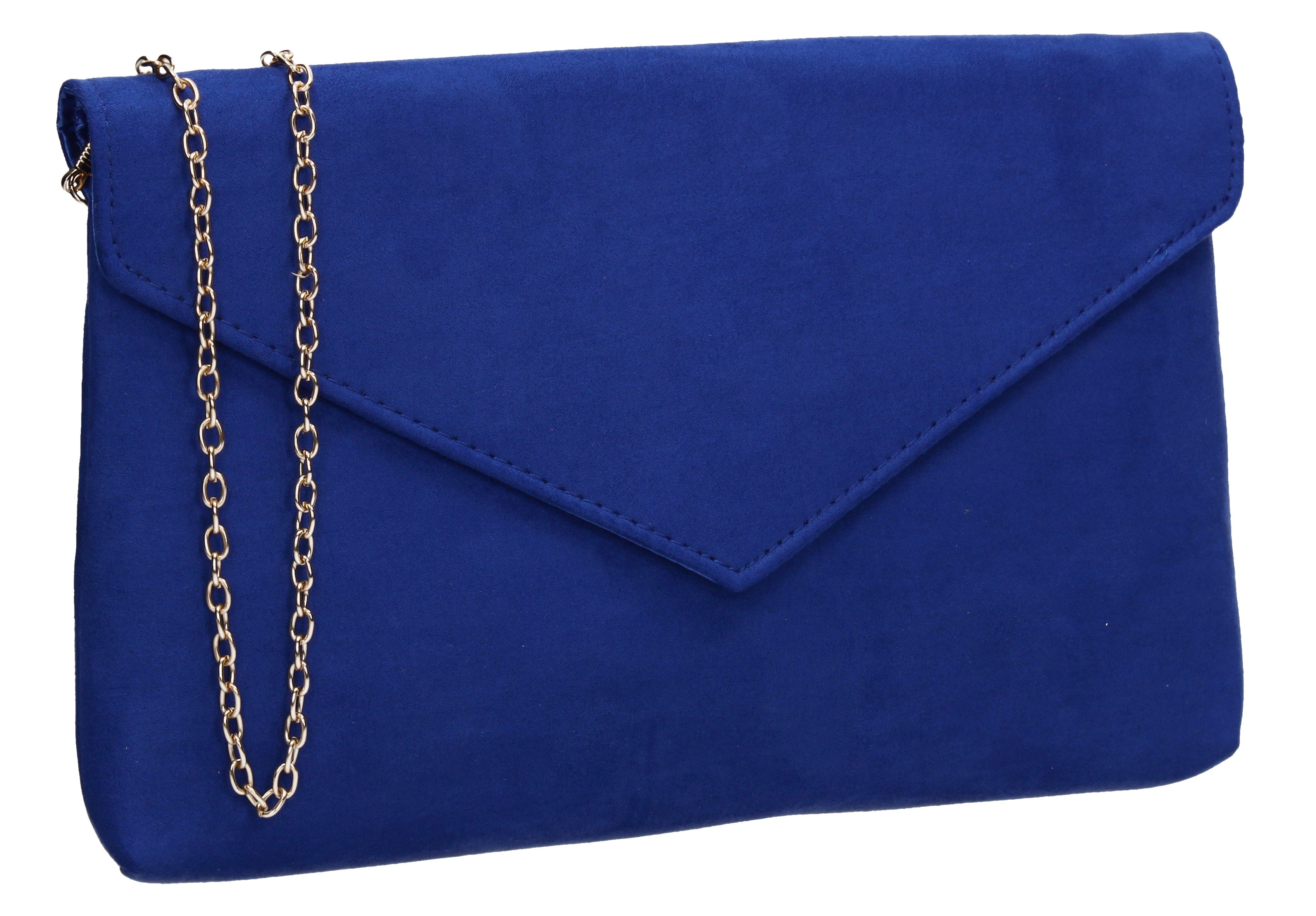 Closeout:Wristlet in Vegan Leather - Royal Blue
